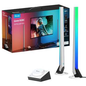 LED světlo Govee Smart Gaming WiFi LED Panely + Smart Dual ovladač bílé

