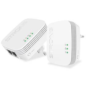 Síťový rozvod LAN po 230V Strong Wi-Fi 600 DUO MINI, 2 jednotky 


