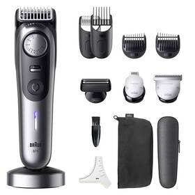 Zastřihovač vousů Braun BT9560 šedá barva
 Zastřihovač vousů Braun BT9560 šedá barva