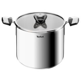 Hrnec s poklicí Tefal E3286145, 22 cm nerez

