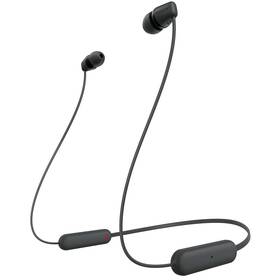 Sluchátka Sony WI-C100 černá barva
