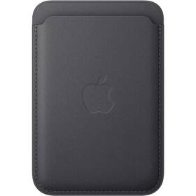 Peněženka Apple FineWoven s MagSafe k iPhonu - černá 

