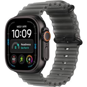 Chytré hodinky Apple GPS + Cellular 49 mm černý titan, průsvitně černý oceánský řemínek 

