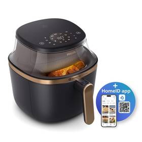 Fritéza horkovzdušná Philips 7,2 l, NA342/00 černá barva
