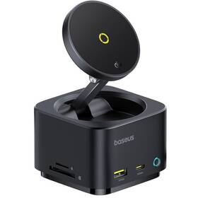 Bezdrátová nabíječka Baseus MagPro Series II 15W 7v1 černá

