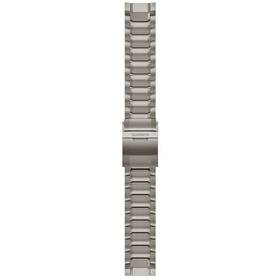 Řemínek Garmin QuickFit (22 mm), titanový stříbrný

