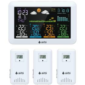 Meteorologická stanice Airbi HOME, 3 čidla bílá

