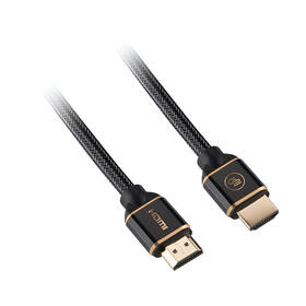  Kabel GoGEN HDMI 2.0, 2m, pozlacený, opletený, High speed, s ethernetem
