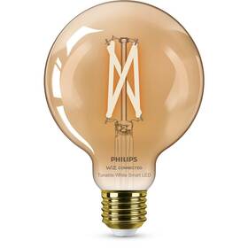 Chytrá žárovka Philips Smart LED 7W, E27, jantarové sklo, Tunable White 

