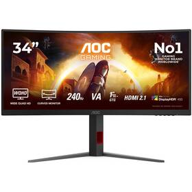 Herní monitor AOC CU34G4Z černý

