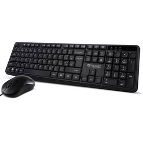 Klávesnice s myší YENKEE YKM 1007CS Combo Air černá

