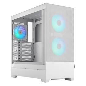 Case FRACTAL DESIGN RGB Tempered Glass Clear Tint bílá

