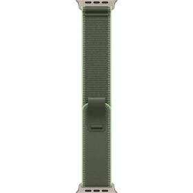 Řemínek Apple 49mm zelený/neonový trailový tah – M/L – přírodní titan 


