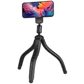Držák na mobil FIXED Creator Flexible Tripod MagSafe, 1/4" závit černý


