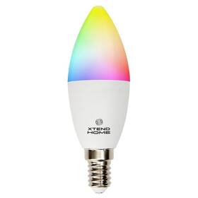 Chytrá žárovka Xtend Home 4,8 W, E14, 450 lm, stmívatelná, RGB 

