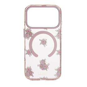 Kryt na mobil WG Floral Magnet Apple iPhone 17 Pro růžový

