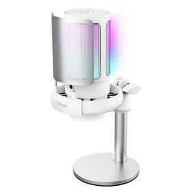 Mikrofon Trust GXT238 Auron, USB-C, RGB bílý

