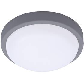 Stropní svítidlo Solight kulaté, 13W, 910lm, 4000K, IP54 šedé

