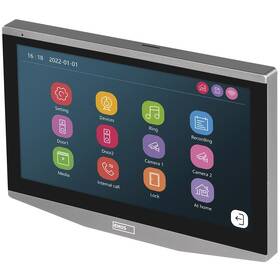 Přídavný monitor EMOS GoSmart IP-750B pro videotelefon IP-750A stříbrný

