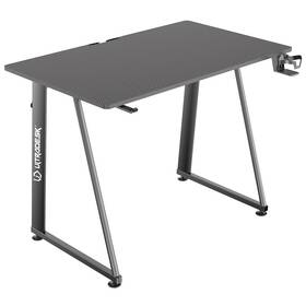 Herní stůl ULTRADESK ENTER V2 100 x 60 cm černá barva
