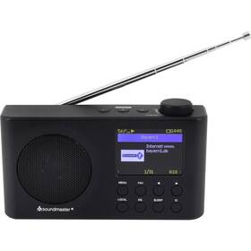 Internetový radiopřijímač s DAB+ Soundmaster IR6500SW černá barva
 Internetový radiopřijímač s DAB+ Soundmaster IR6500SW černá barva