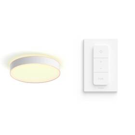 Stropní svítidlo Philips Enrave L - bílé + Ovladač Philips Hue Dimmer Switch V2 

