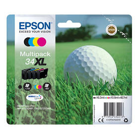 Inkoustová náplň Epson 34XL, 1100/3x950 stran vícebarevná

