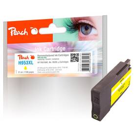 Inkoustová náplň Peach HP 953XL, 1760 stran žlutá

