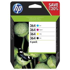 Inkoustová náplň HP 364, 6ml/3ml - CMYK vícebarevná

