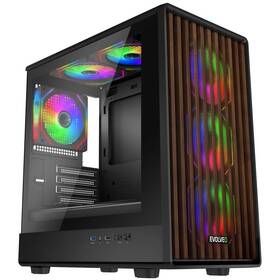 Case Evolveo Panthera, 6x ARGB černá

