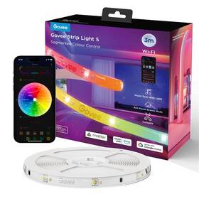 LED pásek Govee Smart PRO, Matter WiFi RGBICW, 3 m bílý

