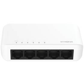 Switch Strong SW5000P 5-Port Gigabit bílý/plast

