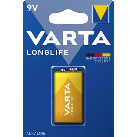 Baterie alkalická Varta 9V, 6LP3146, blistr 1ks 

