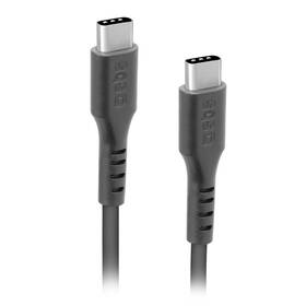 Kabel SBS USB-C/USB-C, 25 W, 1,5 m černý

