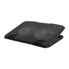 Chladící podložka pro NTB PORT CONNECT COOLER PRO, 2x USB černá

