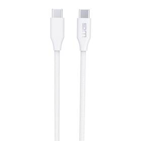 Kabel WG USB-C/USB-C, 60W, 2m bílý

