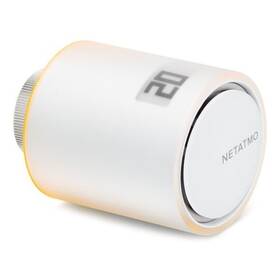 Bezdrátová termohlavice Netatmo Additional Smart Radiator Valve bílá barva

