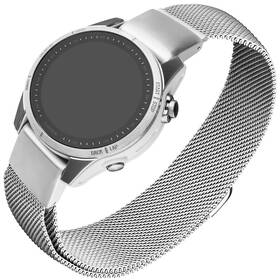 Řemínek FIXED Mesh Strap na Garmin QuickFit 20mm stříbrný


