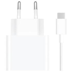 Nabíječka do sítě Xiaomi Charging Combo 33W, 1x USB-A + USB-C kabel 1m bílá

