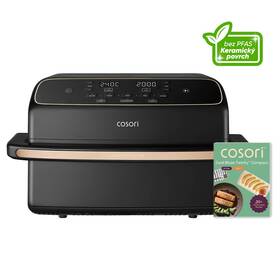 Fritéza horkovzdušná COSORI Dual Blaze Twin Fry Compact 8,6 l, keramika černá

