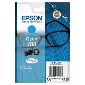Inkoustová náplň Epson 408 DURABrite Ultra, 1100 stran azurová


