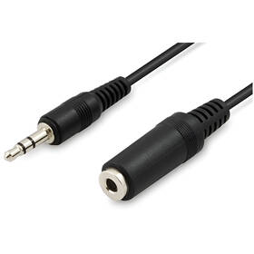 Kabel AQ Prodlužovací 3,5 mm jack  na 3,5 mm jack, M/F, 3 m 

