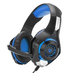 Headset Connect IT CHP-4510 černý/modrý

