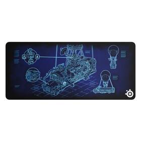 Podložka pod klávesnici a myš SteelSeries QcK XXL Fortnite modrá

