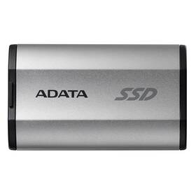 SSD externí ADATA SD810 500GB stříbrná barva
