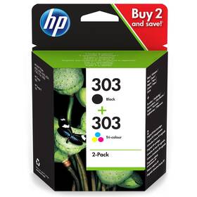 Inkoustová náplň HP 303, 200/165 stran vícebarevná

