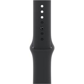 Řemínek Apple 46mm černý sportovní řemínek - M/L 

