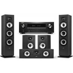 AV Receiver Denon AVCS-670 + repro Polk MXT60/MXT30C/MXT15 černý

