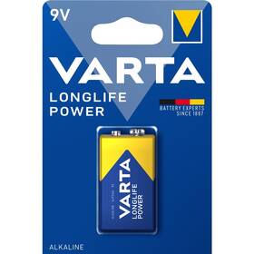 Baterie alkalická Varta 9V, 6LP3146, blistr 1ks 
