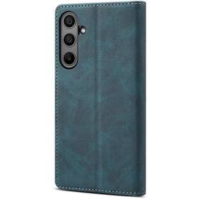 Pouzdro na mobil flipové Lenuo Leather na Samsung Galaxy A55 5G modré

